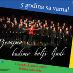 The first Montenegrin pop choir will celebrate its fifth birthday with a concert
