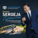 Koncert crnogorskog muzičara Sergeja Ćetkovića, na Trgu Svetog Petra Cetinjskog u utorak, 13. septembra, od 20 sati