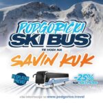 Podgorica free ski bus to Žabljak