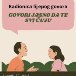 Radionica ljepog govora "Govori jasno da te svi čuju" - Narodna biblioteka "Radosav Ljumović", 12. mart, 18 časova