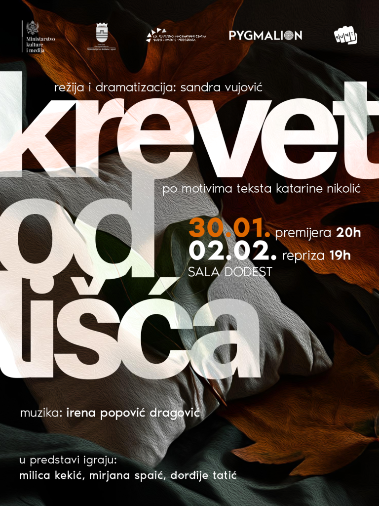 Premijera predstave „Krevet od lišća“ u KIC-u „Budo Tomović“
