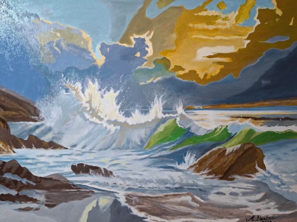 Izložba slika Miodraga Uzelca u KIC-u ,,Budo Tomović”🎨12.-26.maj🎨