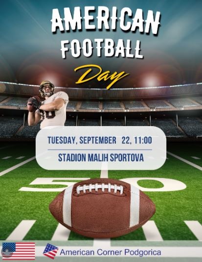 American Corner: American Football Day🏈🇺🇸September 22🏈Small Sports Stadium🏈🇺🇸
