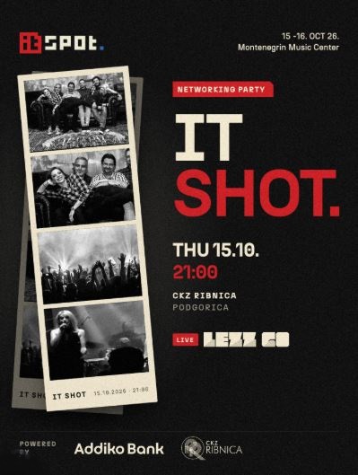 IT SPOT Networking Party - IT SHOT 15.oktobra u CKZ Ribnica🎸✨🎶🥂🥳