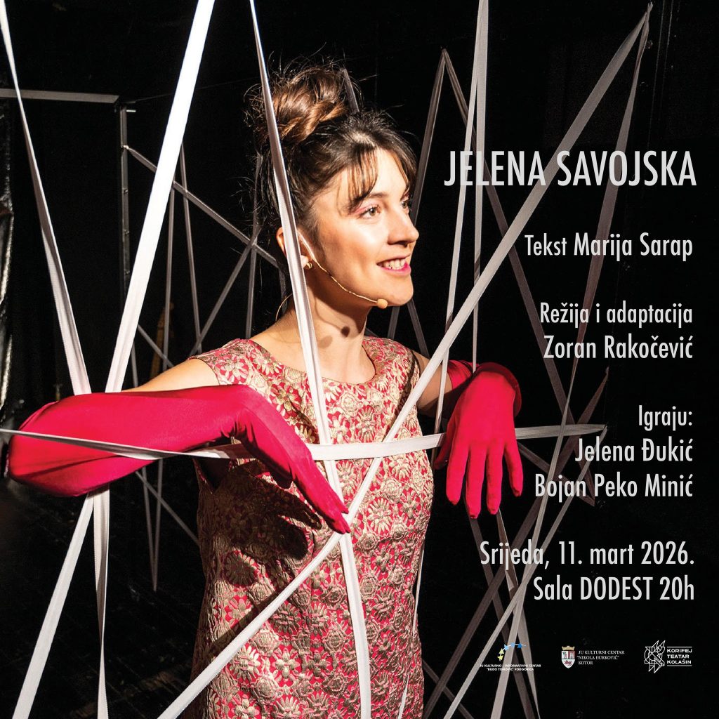 Predstava ,,Jelena  Savojska” u KIC-u ,,Budo Tomović” 11.marta