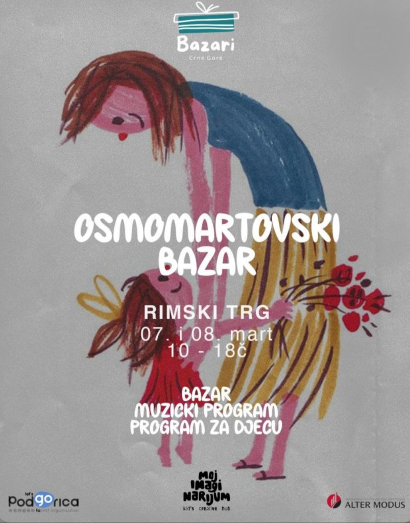 Osmomartovski bazar na Rimskom trgu 🌸💛🌷