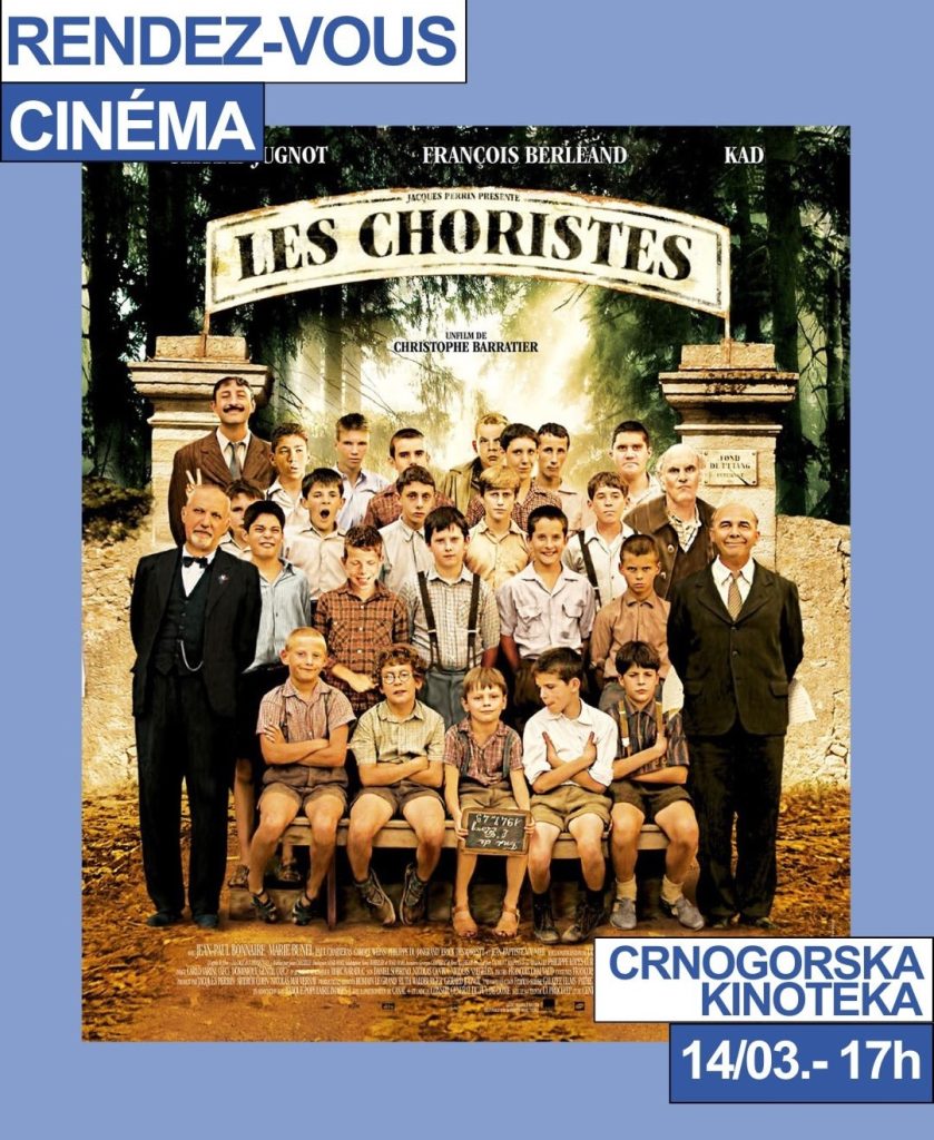 Projekcija filma „Horisti“ u Crnogorskoj kinoteci