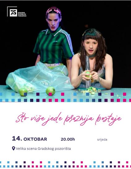 INDEX SCENA: The play "The More It Eats, The Emptier It Becomes" on October 14th on the Main Stage of the City Theater 🎭🎬
