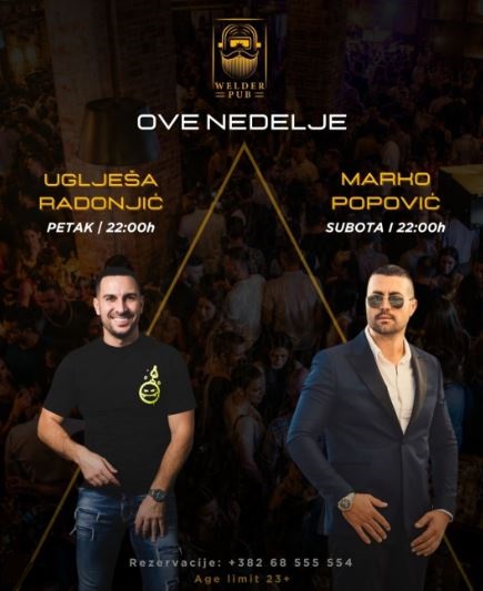 Vikend u “Welder Pub”-u🎶🎙️🥂