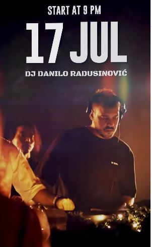 DJ Danilo Radusinović 17.jula u ,,Irishman Pub”-u🎧🔥🍻