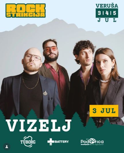 Rockstrikcija X: "Vizelj" on July 3rd in Veruša 🎤🎶🎸