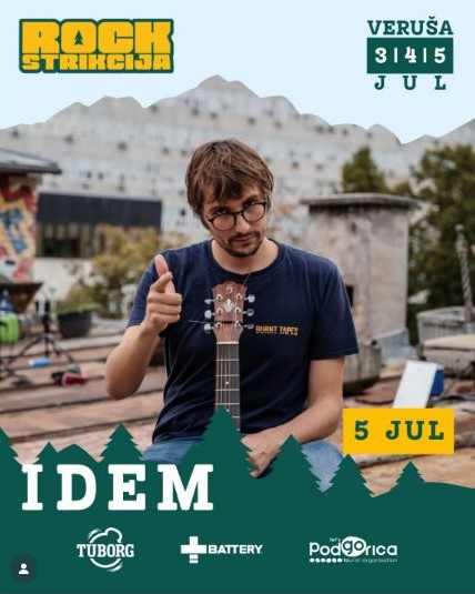 Rockstrikcija X: ,,IDEM" 5.jula na Veruši🎤🎶🎸