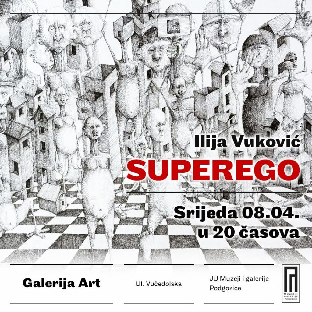 Exhibition: “Superego” by Ilija Vuković at the “ART” Gallery: April 8–30, 2026