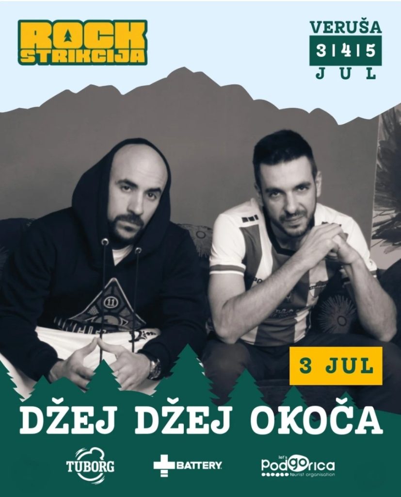 Rockstrikcija X: ,,Džej Džej Okoča" 3.jula na Veruši🎤🎶🎸
