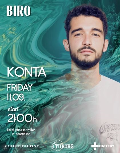 DJ KONTA on September 11th at “BIRO”🎶🎧⚡