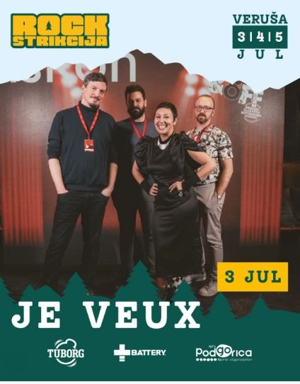Rockstrikcija X: "Je Veux" on 3rd July in Verusa