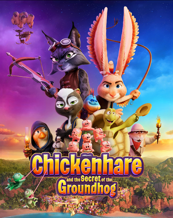 Animated film “Chickenhare and the Secret of the Groundhog” (2025) on May 30 at KIC “Budo Tomović” 🎬