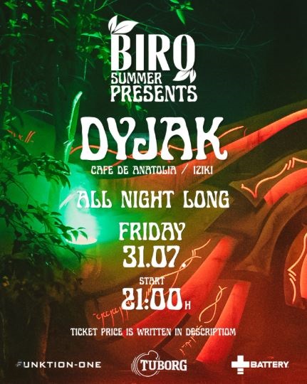 Solo DJ projekat DYAK 31.jula u ,,BIRO"-u🎶🎧🔥