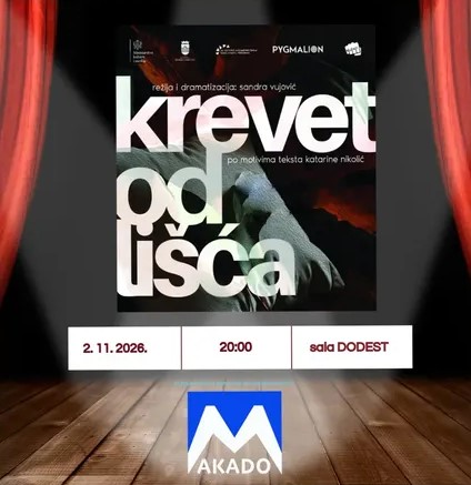 MAKADO 2026: Predstava „Krevet od lišća“ 2.novembra u KIC-u „Budo Tomović“🎭