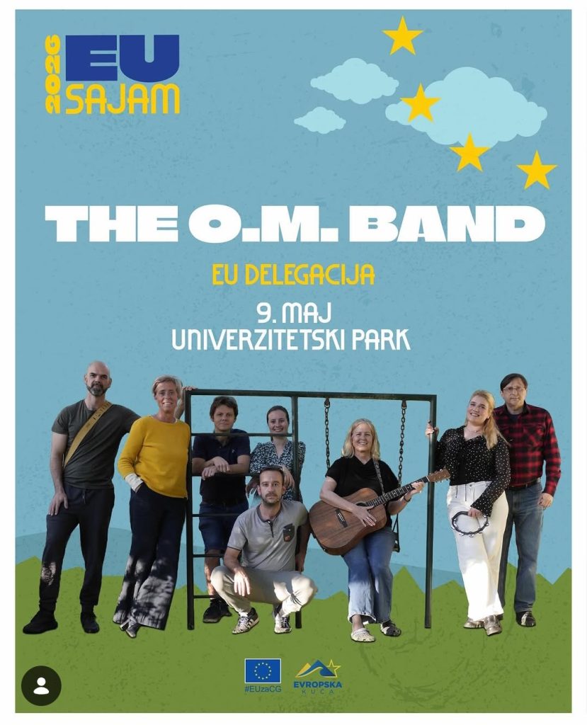 Europe Day Celebration: “The O.M. Band”  on May 9th at University Park🎸🎶📍