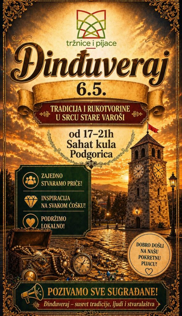 “Đinđuveraj” on May 6th  at the square by the Clock Tower 🧶✨💍🎨🧵💫📿👐