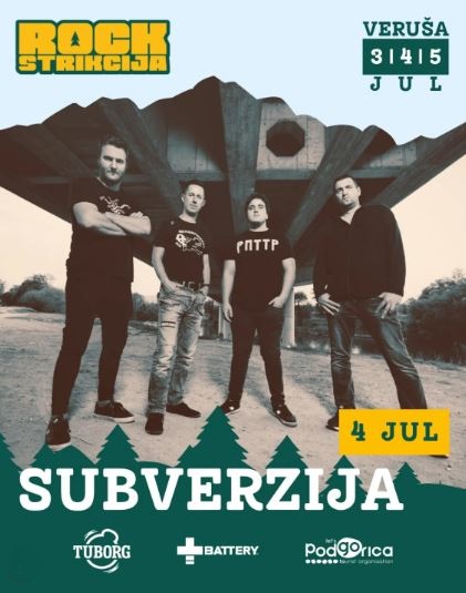 Rockstrikcija X: ,,Subverzija" 4.jula na Veruši🎤🎶🎸