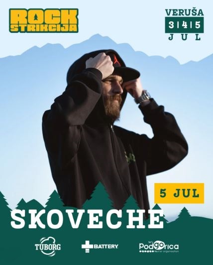 Rockstrikcija X: ,,Skoveche" 5.jula na Veruši🎤🎶🎸