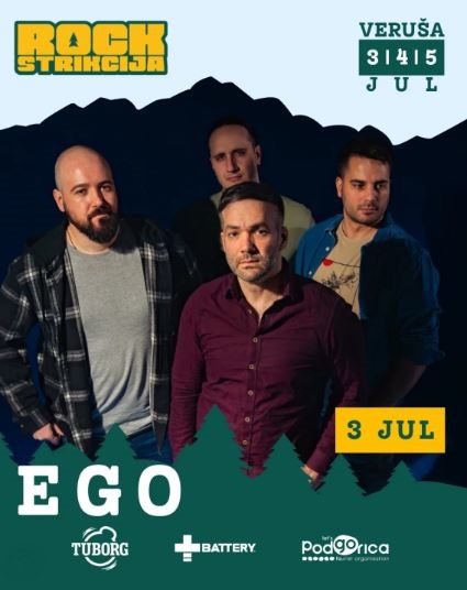 Rockstrikcija X: "EGO" on July 3rd in Veruša” 🎤🎶🎸