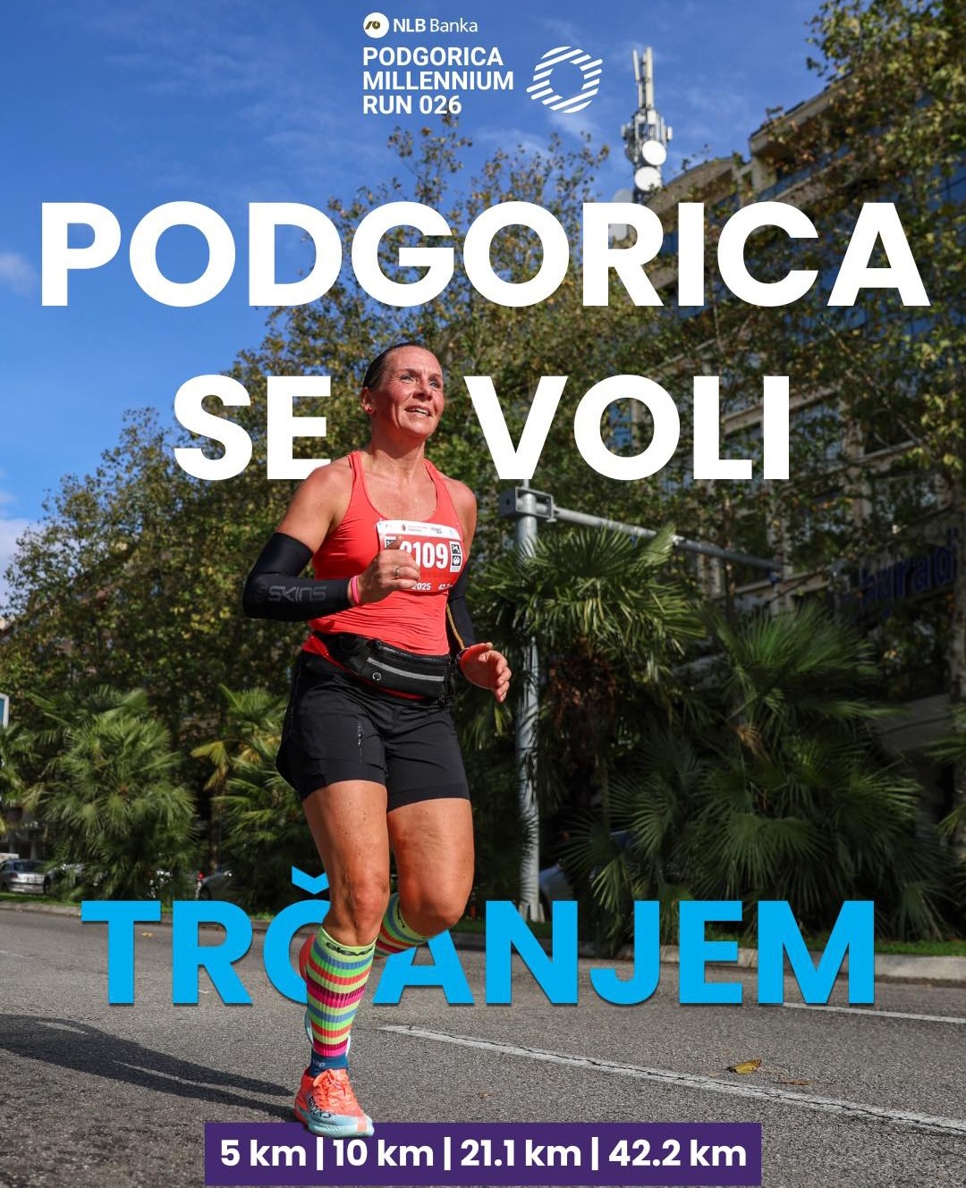 NLB PODGORICA MILLENNIUM RUN 2026, November 8th, Millennium Bridge πππ©πββοΈπββοΈβ±οΈππ