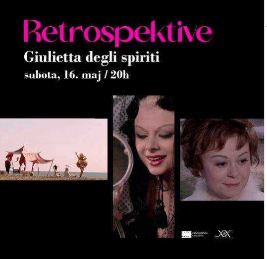 “RETROSPECTIVE” at the Montenegrin Cinematheque: Federico Fellini`s movie “Giulietta degli spiriti”(1965) on May 16th 🎬 🎞️ 📽️
