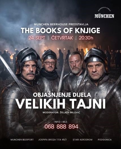 THE BOOKS OF KNJIGE 24.septembra u ,,München Beerport"-u🎭🎙️😂🍻🔥
