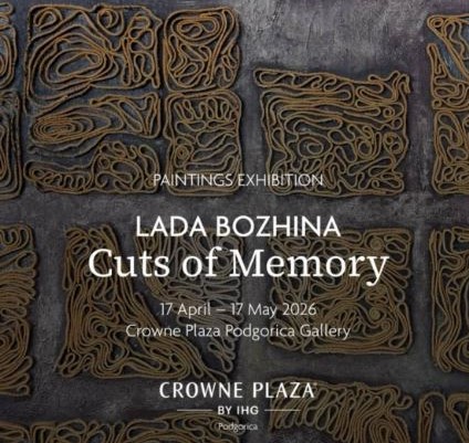 Izložba „Cuts of Memory“autorke Lade Bozhina, 17.april-17.maj, galerija hotela ,,Crown Plaza"🖼️🔶◐🔺🎨