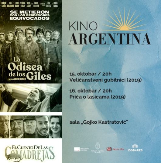 KINO ARGENTINA 15. & 16.oktobra u Crnogorskoj kinoteci🎬🇦🇷