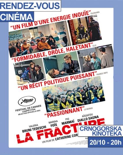 🎬🇫🇷 Rendez-vous - Cinéma: Screening of the film "The Divide" ("LOM") by director Catherine Corsini on October 20th at the Montenegrin Kinoteka 🎬