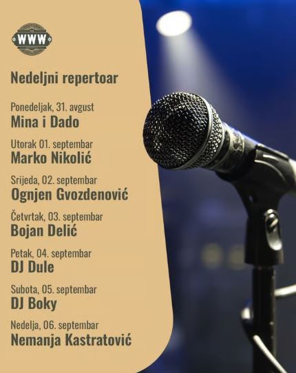 Music Week at WWW Pub🥳🎶🍻🥂