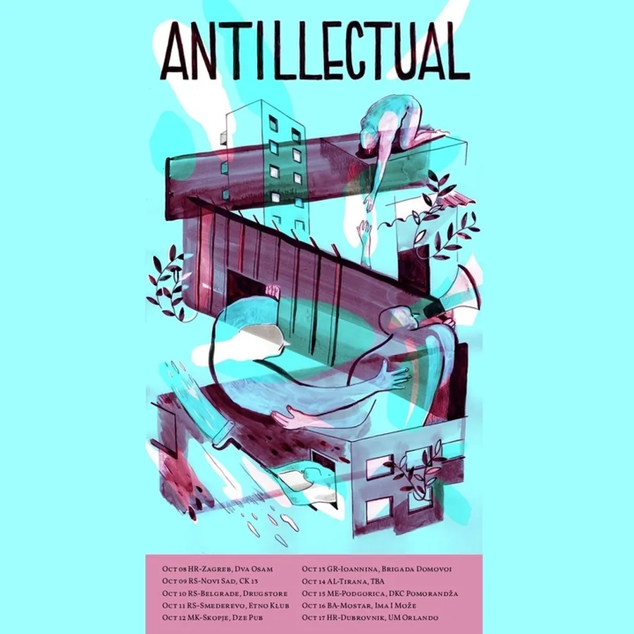ANTILLECTUAL on October 15th at DKC "Pomorandža"🍊⚡️🎸🎶🔥