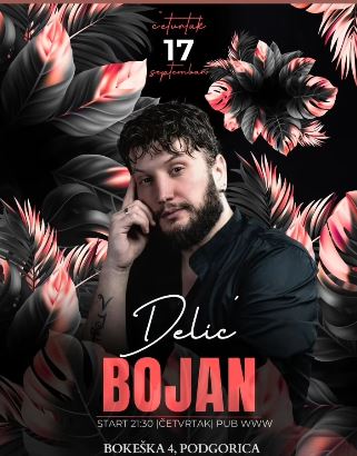 Bojan Delić on September 17th at WWW Pub🎤🎵🔥