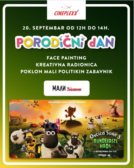 Cineplexx Family Time: SHAUN THE SHEEP 3: THE PUMPKIN CHAOS🍿👨‍👩‍👧‍👦🎬
