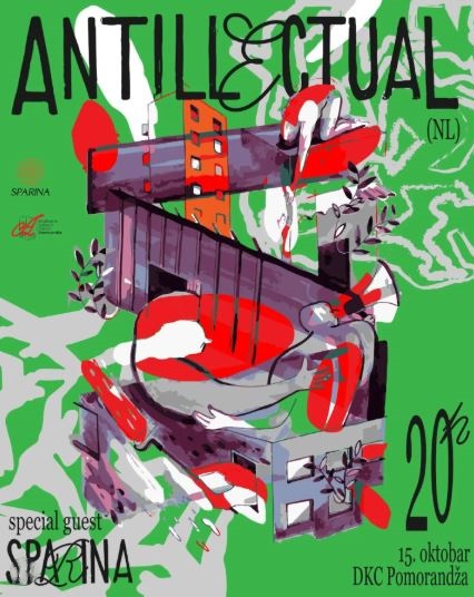 ANTILLECTUAL Band on October 15th at DCC "Pomorandža"🍊🎶💥