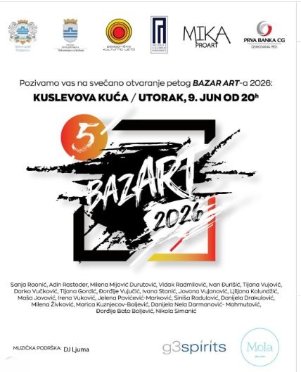 5th "Art Bazaar" June 9th–20th, Kuslev House 🎨🖼️✨