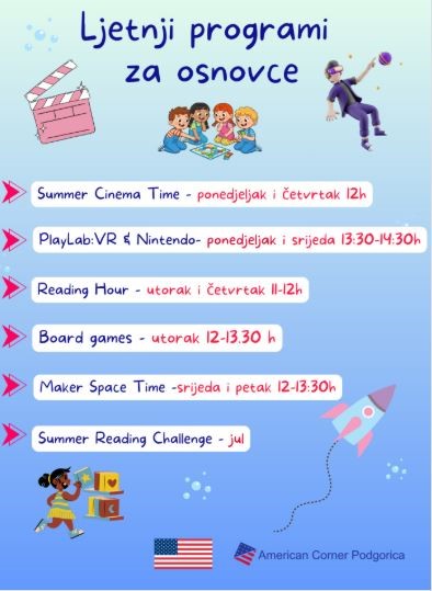 STEM Workshops starting June 29th at the American Corner 🇺🇸🎮📚🛠️🎬