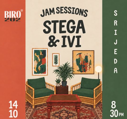 Jam Session sa Stegom & Ivijem 14.oktobra u ,,Biro"-u🎶🍻🔥