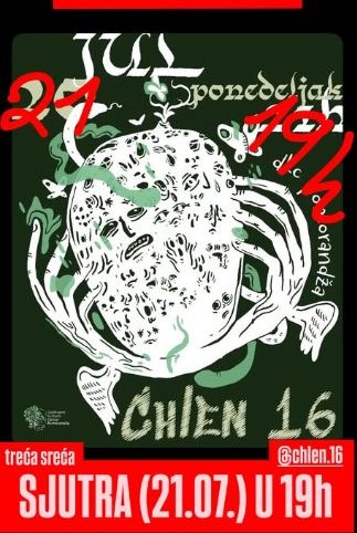 Slovenački bend ,,CHLEN 16" 21.jula u DKC ,,Pomorandža"🍊🎶💥