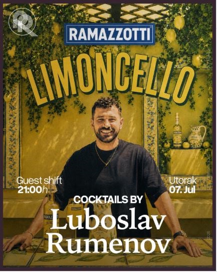 Cocktails by Luboslav Rumenov on July 7th at CKZ Ribnica🎵🍋✨