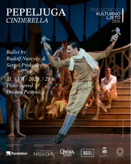 Projekcija baleta „Pepeljuga“ 21. jula, Plato ispred Dvorca Petrovića🩰🎭✨