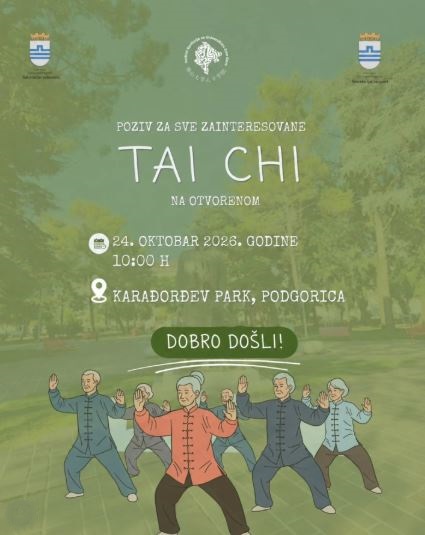 Outdoor TAI CHI training session on October 24th at Karađorđev Park🥋🌞🌳
