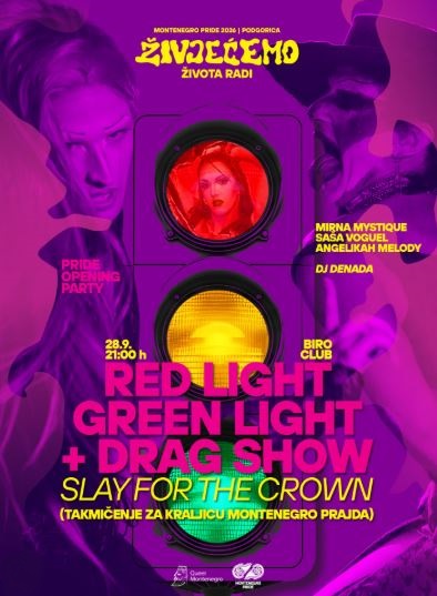 MONTENEGRO PRIDE QUEEN | Drag Show & Party on September 28th at “BIRO” 🎧🎵🥳