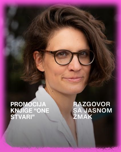 Book talk with Jasna Žmak, author of "Those Things - Essays on Female Sexuality" on October 9th at "Itaka Library Bar" 📖🎙️💬