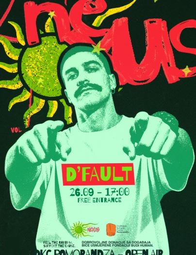 D`FAULT on September 26th at the “Pomorandža” 🎧🍊