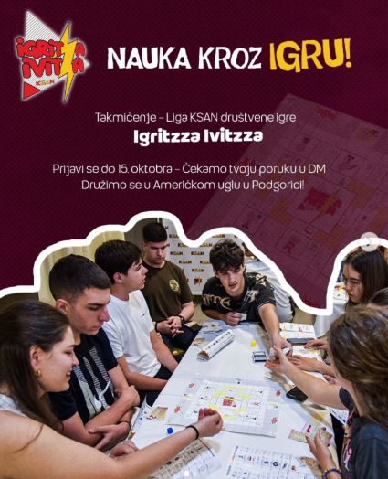 🔬"Science Through Play": Board game „Igritza Ivitza“on Thursdays (from late October to mid-December) at the American Corner🎲